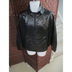 NWT Women's Under Armour Storm 1/2 Zip Windbreaker Jacket SZ M Water Repellent